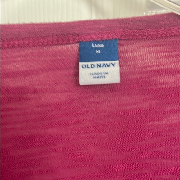 Old Navy Pink Relaxed Short Sleeve Tee - Picture 2 of 4